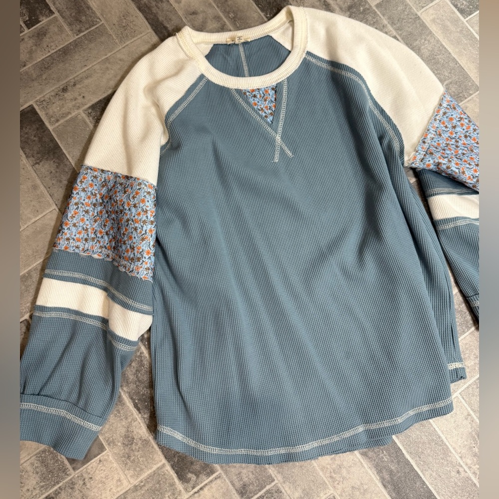 POL Waffle Knit Top